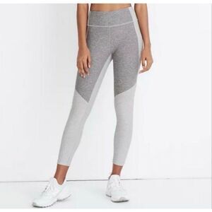 Outdoor Voices Gray Colorblock Leggings